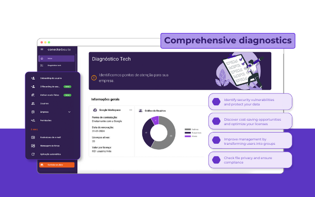 screenshot of Conecta Suite